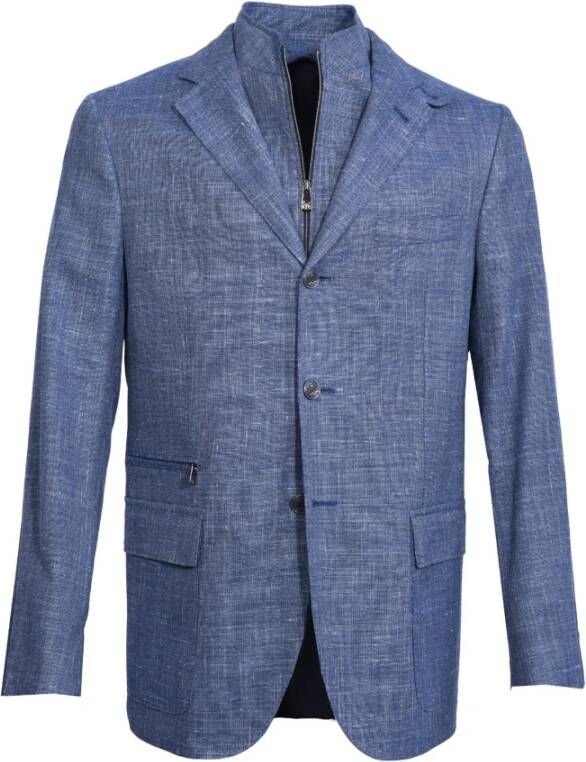 Corneliani Jacket Blauw Heren
