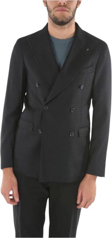 Corneliani Men's Blazer Zwart Heren