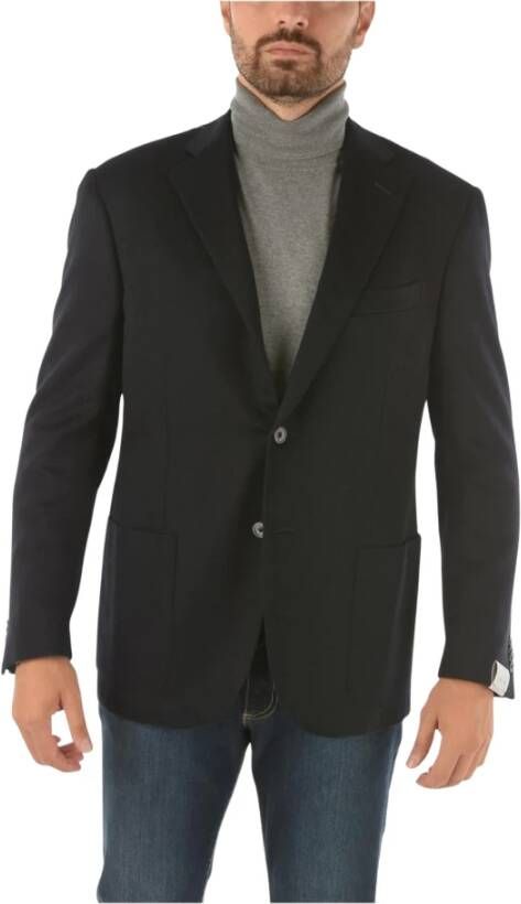 Corneliani Men's Blazer Zwart Heren