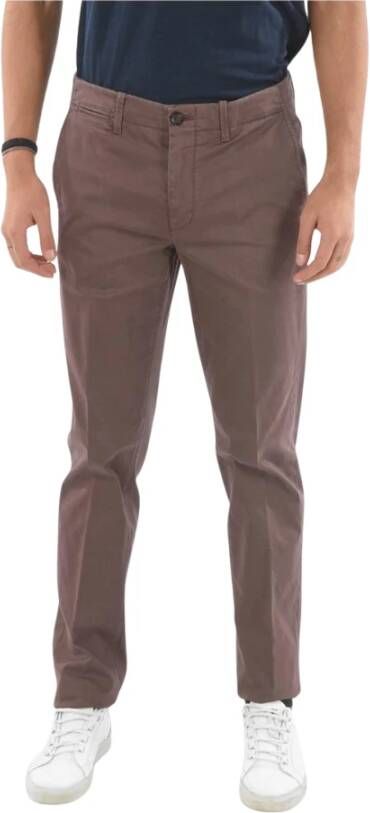 Corneliani Men's Regular Fit trousers Bruin Heren