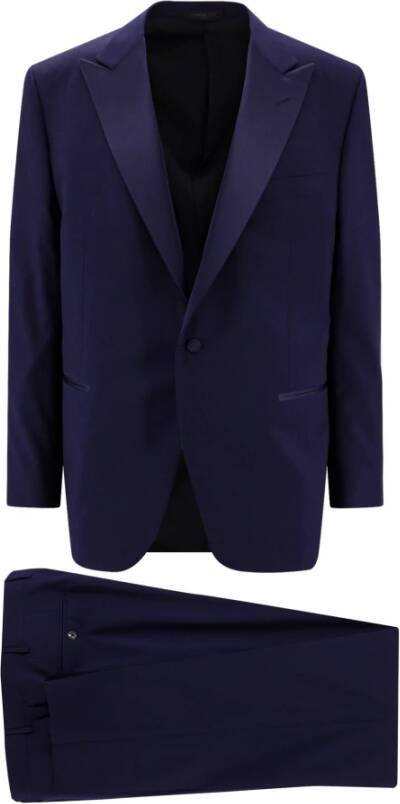Corneliani Suits Blauw Heren