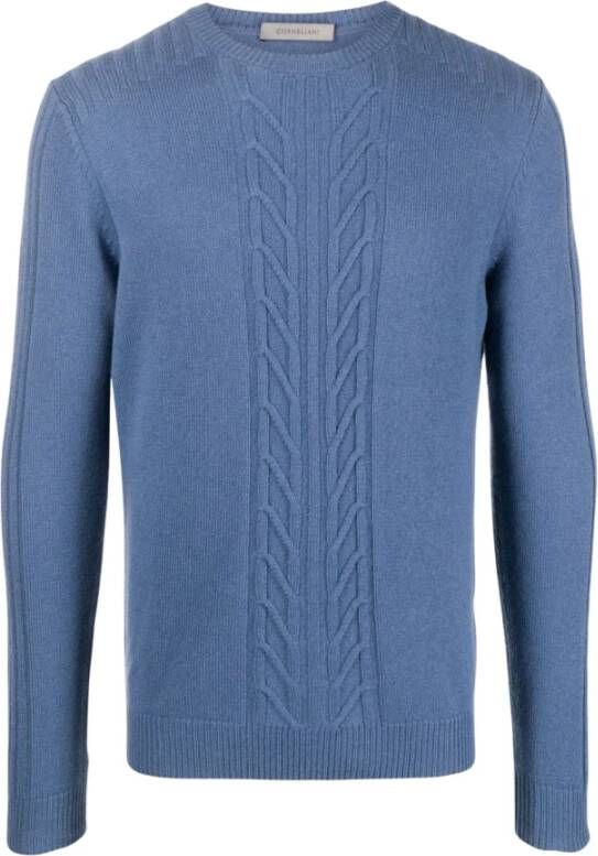 Corneliani Sweatshirts Blauw Heren
