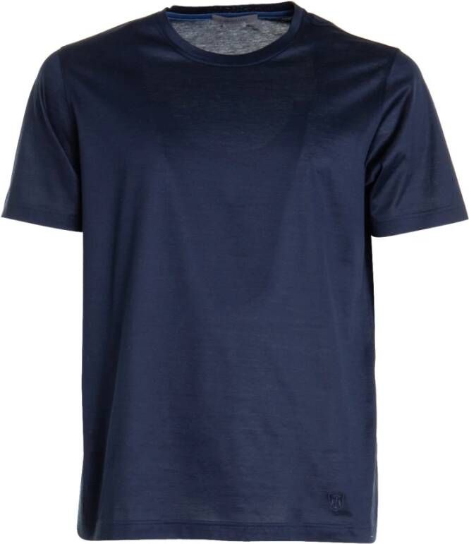 Corneliani t-shirt Blauw Heren