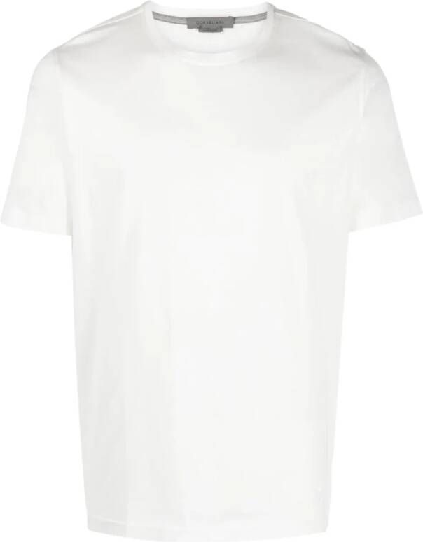 Corneliani T-Shirts White Heren