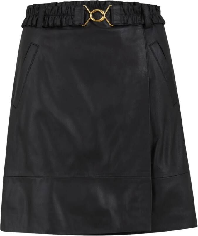 Coster Copenhagen Leather Skirts Zwart Dames