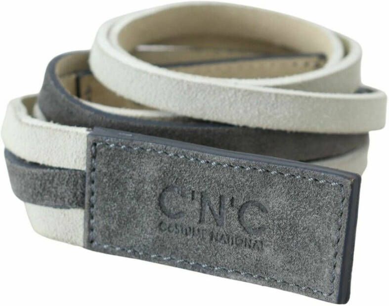 Gianfranco Ferré Koningsblauwe Leren Logo Taille Riem Blue