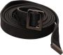 Costume National Black Leather Metal Buckle Waist Belt Zwart Dames - Thumbnail 1