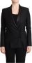 Costume National Black Long Sleeves Double Breasted Jacket Zwart Dames - Thumbnail 1