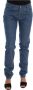 Costume National Blue Wash Cotton Boyfriend Fit Jeans Blauw - Thumbnail 1