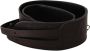 Costume National Dark Brown Leather Double Buckle Belt Bruin Dames - Thumbnail 1