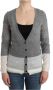 Costume National Chique Grijze Gebreide Jas Gray Dames - Thumbnail 1