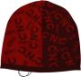 Costume National Rode Beanie Muts Wol Acryl Italië Red Heren - Thumbnail 1