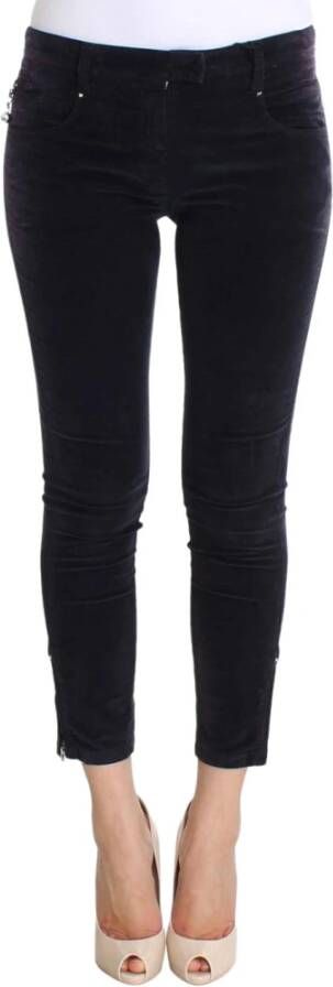 Costume National Cropped Jeans Black Dames