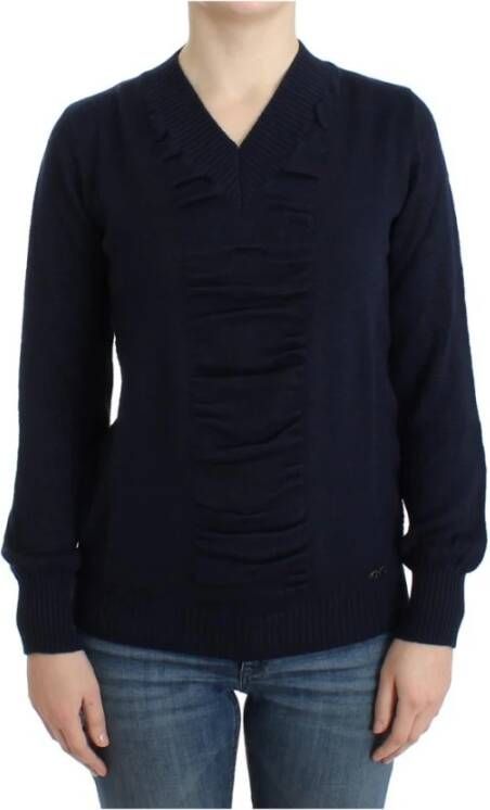 Costume National Jersey Blauw Dames