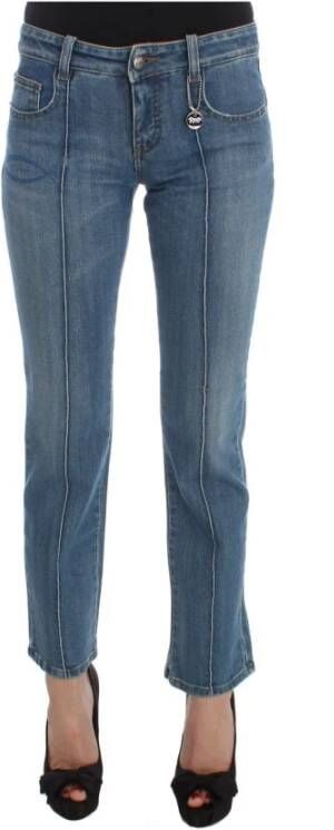 Costume National Katoenen slanke passende jeans Blauw Dames
