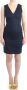 Costume National Blauwe knielange jurk met V-hals Blue Dames - Thumbnail 1