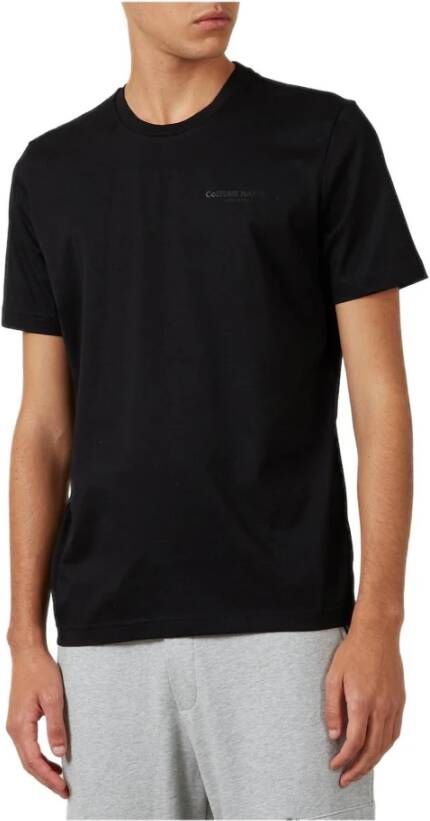 Costume National Heren Zwart T-shirt Black Heren