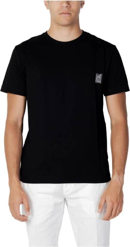 Costume National Men's T-shirt Zwart Heren