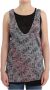 Costume National Elegante mouwloze top in zwart en rood Multicolor Dames - Thumbnail 1