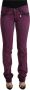 Costume National Purple Cotton Stretch Slim Fit Denim Jeans Paars Dames - Thumbnail 1