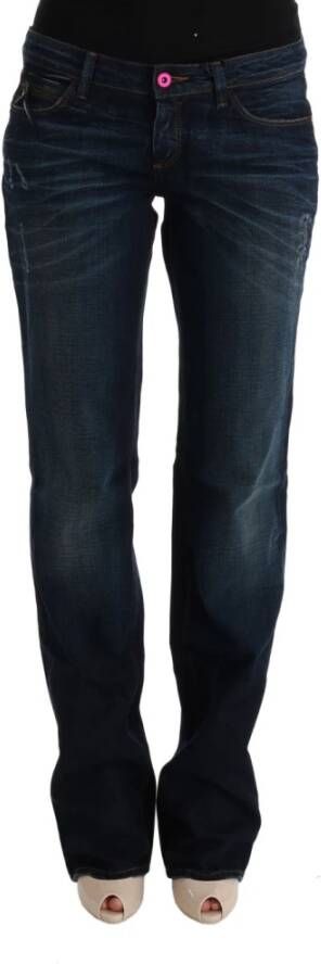 Costume National Straight Jeans Blue Dames