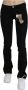 Costume National Rechte jeans Zwart Dames - Thumbnail 1