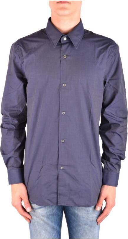 Costume National Shirt Blauw Heren