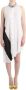Costume National Assymetrische Hem Mouwloze Overhemdjurk Wit Dames - Thumbnail 1