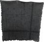 Costume National Elegante zwarte gestreepte heren viscose sjaal Black Unisex - Thumbnail 1