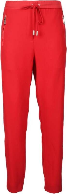 Costume National Slim-fit Trousers Rood Dames