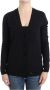 Costume National Elegante Lichtgewicht Gebreide Vest met Diepe V-Hals Gray Dames - Thumbnail 1
