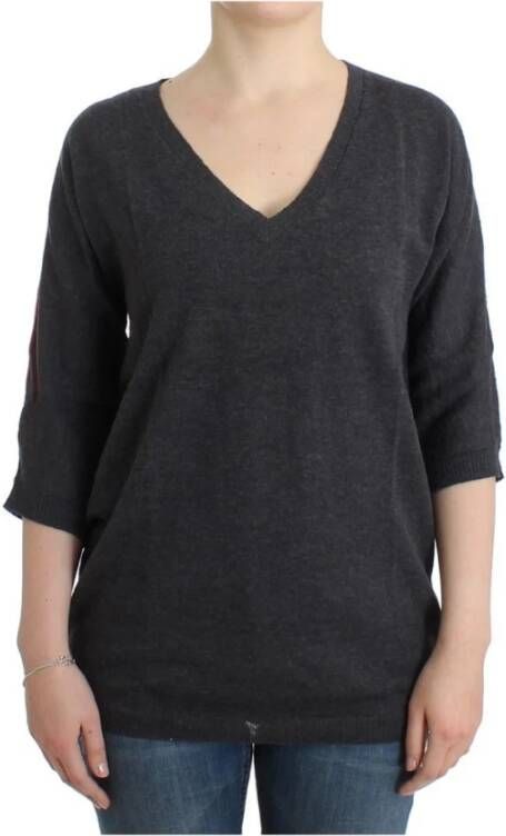 Costume National Sweater met korte mouwen Grijs Dames