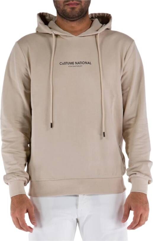 Costume National Sweatshirts Hoodies Beige Heren