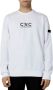 Costume National Crew Neck Sweatshirt White Heren - Thumbnail 1