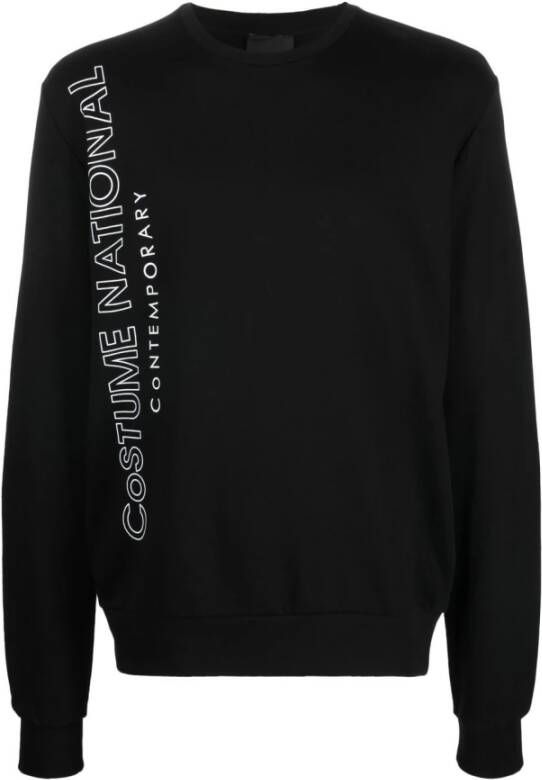 Costume National Moderne Nationale Stijl Katoenen Shirt Black Heren