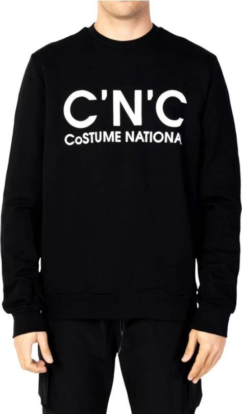 Costume National Sweatshirt met ronde hals Black Heren