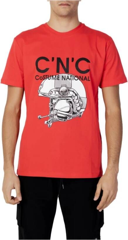Costume National T-shirt Rood Heren