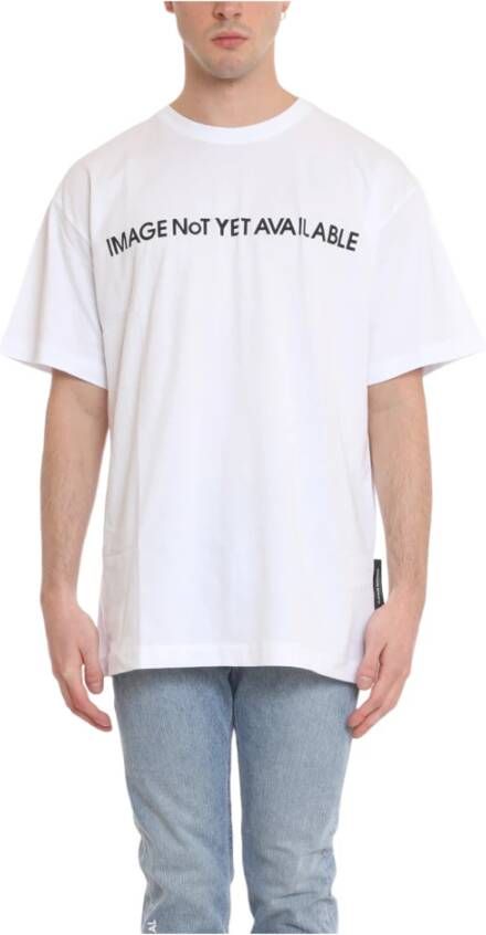 Costume National T-shirt Wit Heren