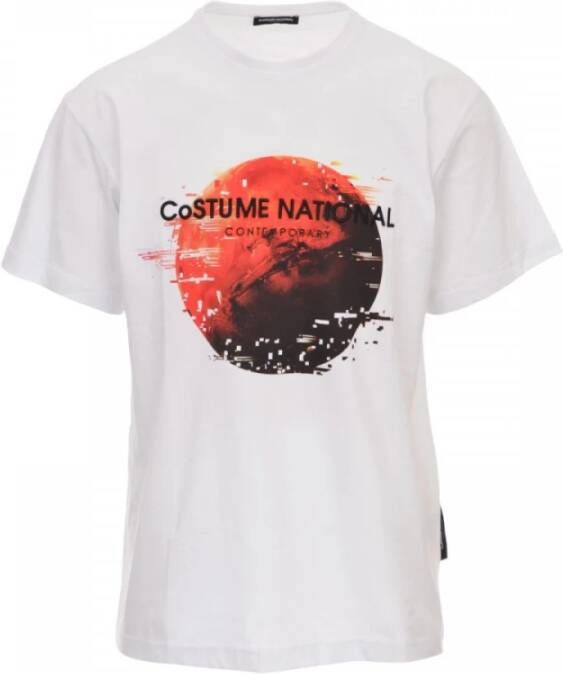 Costume National t-shirt Wit Heren
