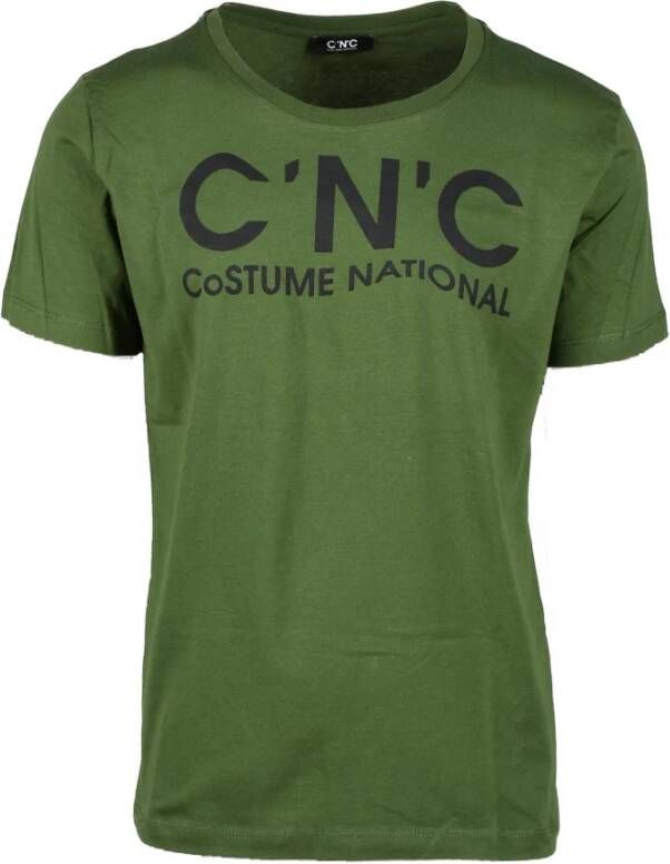 Costume National T-Shirts Groen Heren