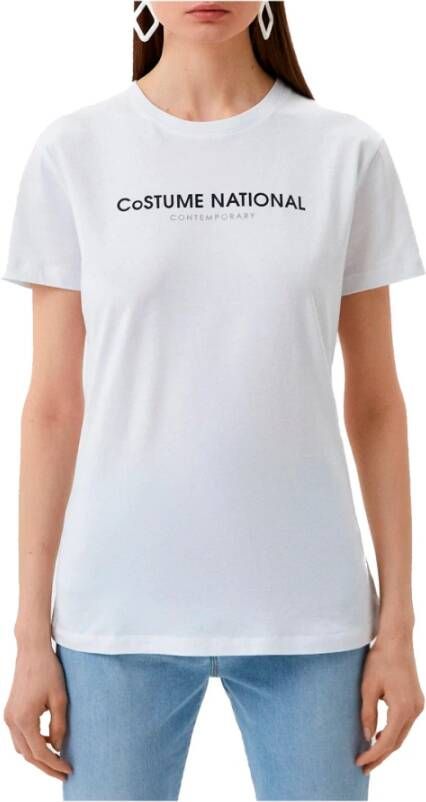 Costume National T-Shirts Wit Dames