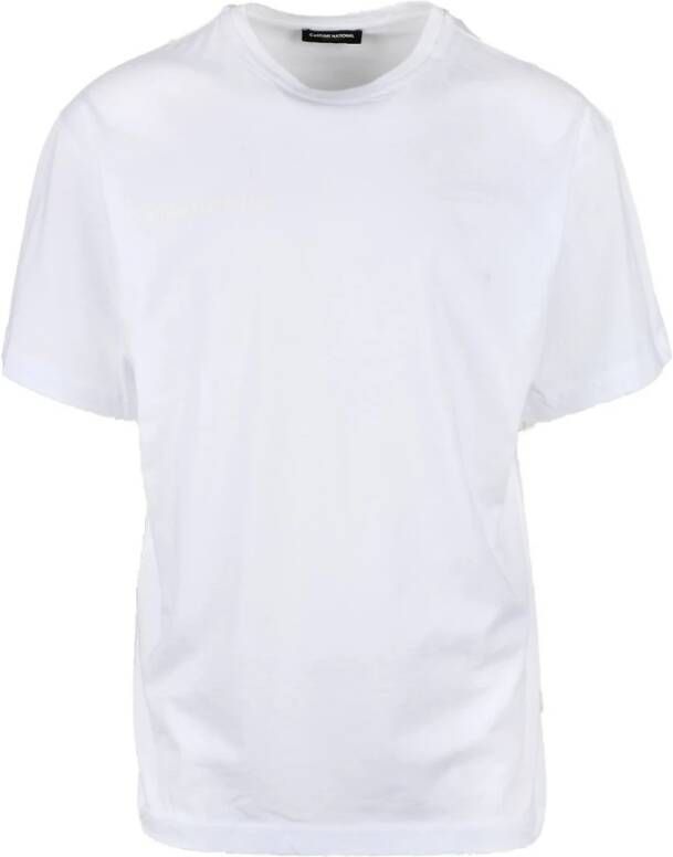 Costume National T-Shirts Wit Heren