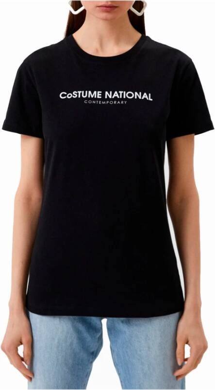 Costume National T-Shirts Zwart Dames