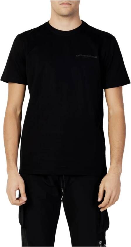 Costume National Men's T-shirt Zwart Heren