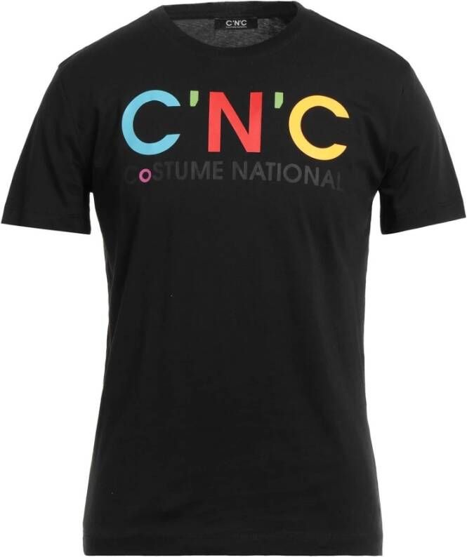 Costume National T-Shirts Zwart Heren