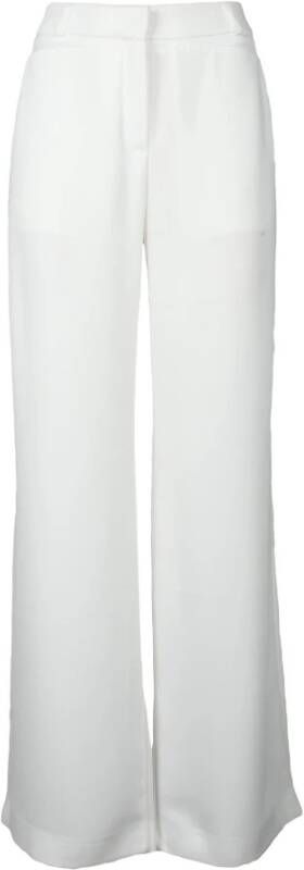 Costume National Wide Trousers White Dames