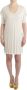 Costume National Elegante Witte Modal Jurk Boven Knie White Dames - Thumbnail 1