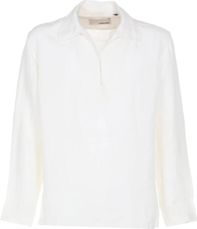 Costumein Alledaagse t-Overhemd Beige Heren