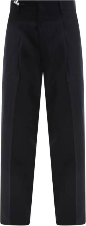 Costumein Bijgesneden broek Zwart Heren