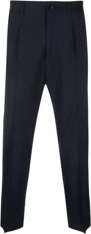 Costumein Blauwe wollen broek Blue Heren